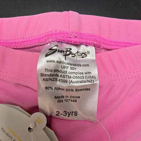SunBusters Kids UPF 50+ Pink & Orange Swim Shorts 2-3Yrs Reef Safe JJ4131 - Picture 4 of 5